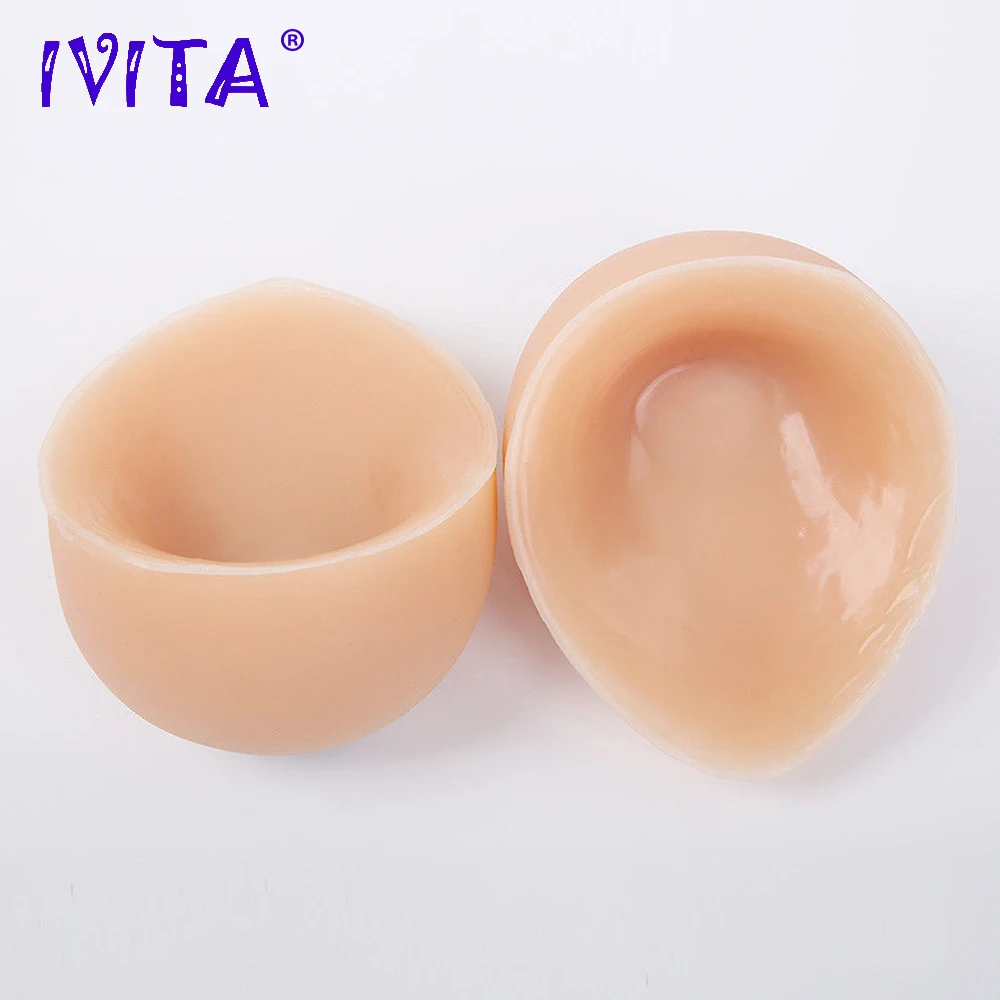 IVITA 1600g Artifical Silicone Breast Forms Fake Boobs Cup E for Crossdresser Transgender Shemale Mastectomy False Fake Breasts