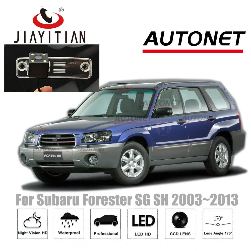 JIAYITIAN macchina fotografica di Retrovisione Per Subaru Forester SG5 SH 2003 2004 2005 2006 2009 2002-2013 HD CCD di backup parcheggio Inversione