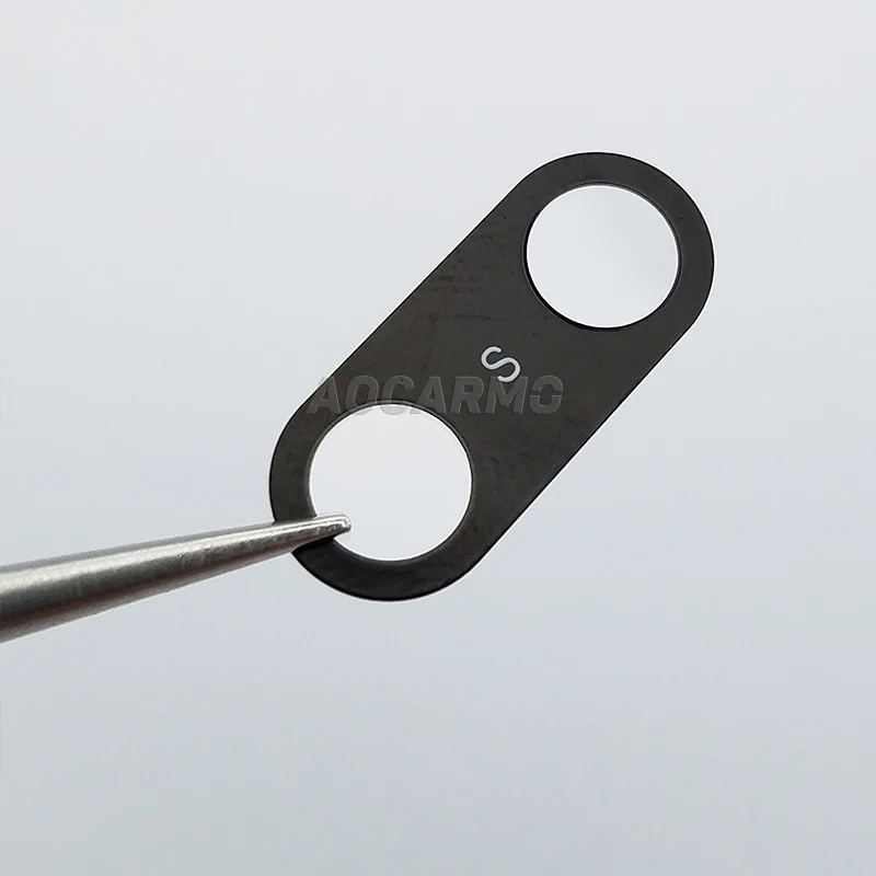 Aocarmo الخلفية الكاميرا الخلفية زجاج عدسة حلقة غطاء مع لاصق استبدال جزء لهواوي P20 5.8"