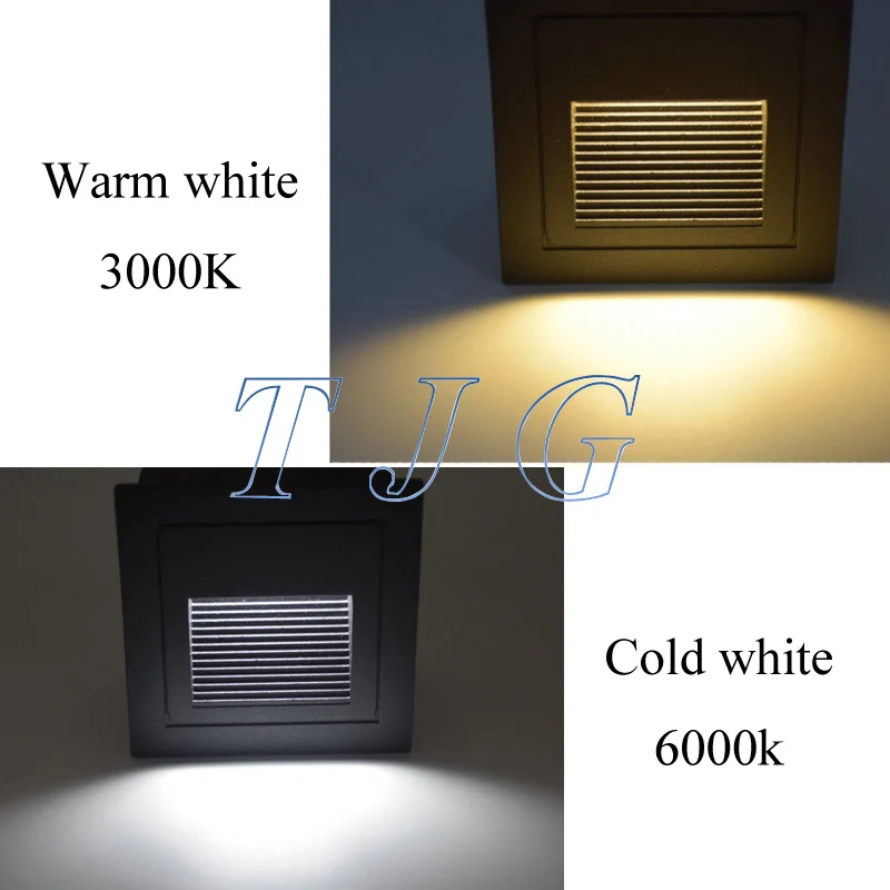 Dimmable LED Wall lamp 5W IP65 LED Stair Light Step Light Recessed buried lamp indoor/ outdoor Waterproof Staircase Step lights