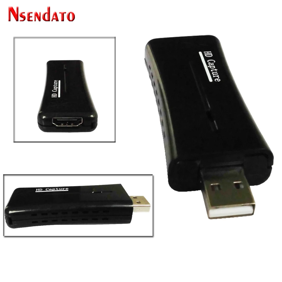 

Nsendato UTVF007 USB2.0 To HD Video Catpure Card USB 2.0 HD 1 Way Video Card Converter adapter for Windows XP/Vista/7/8/10