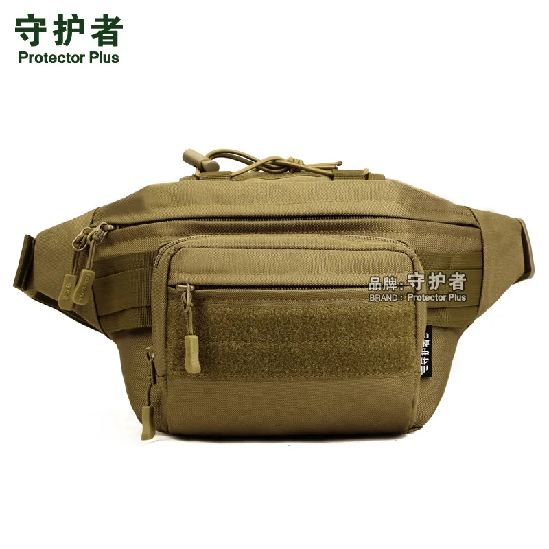 pockets  Casual travel mountaineering pockets chest pack waist bag men  A3165