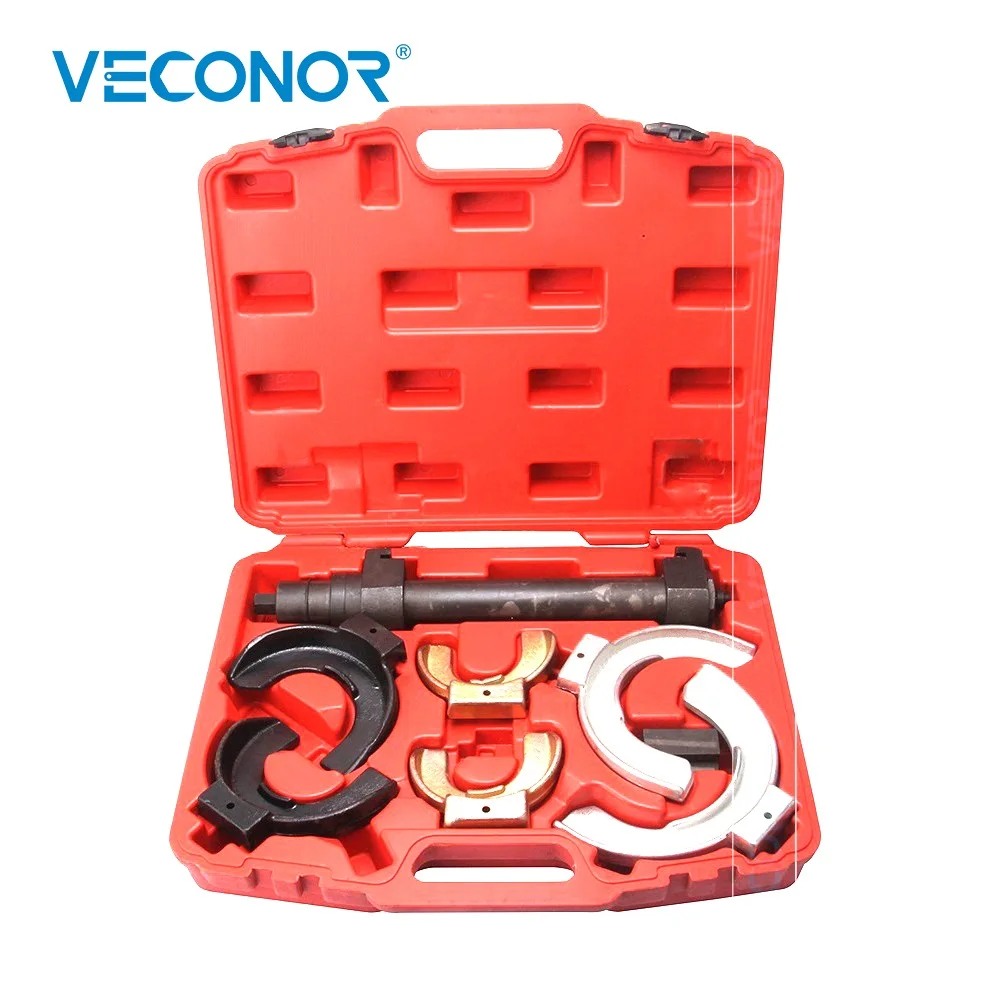 Interchangable Monoblock Forks Strut Coil Spring Compressor Extractor Tool Set For Modern Macpherson Suspension