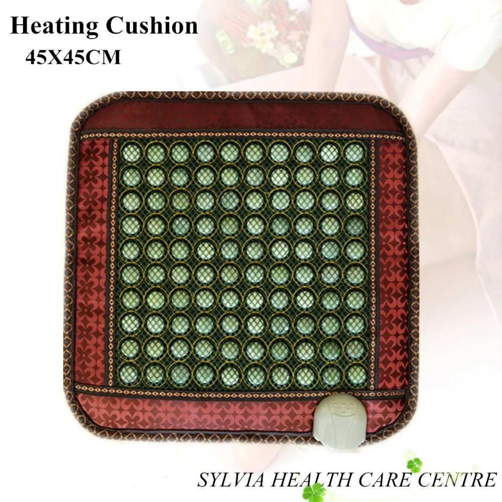 2020 Free Shipping Tourmaline Heating Health Mattress electric jade heating cushion 45*45CM