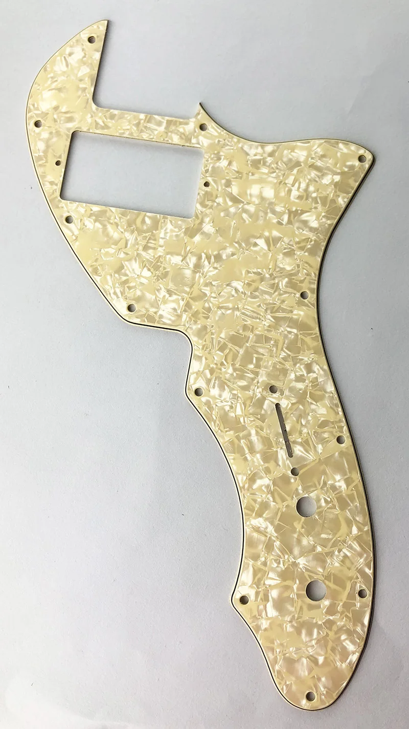 Pleroo Custom Guitar Parts - For Tele 69 Thinline Guitar Pickguard Scratch Plate With PAF Humbucker Multi Color Choice