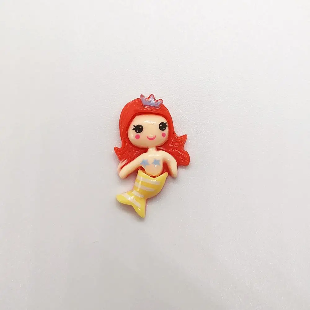 10pcs Mermaid DIY Slime Charms Supplies Accessories For Slime Filler Miniature Resin Kids Polymer Plasticine Gift