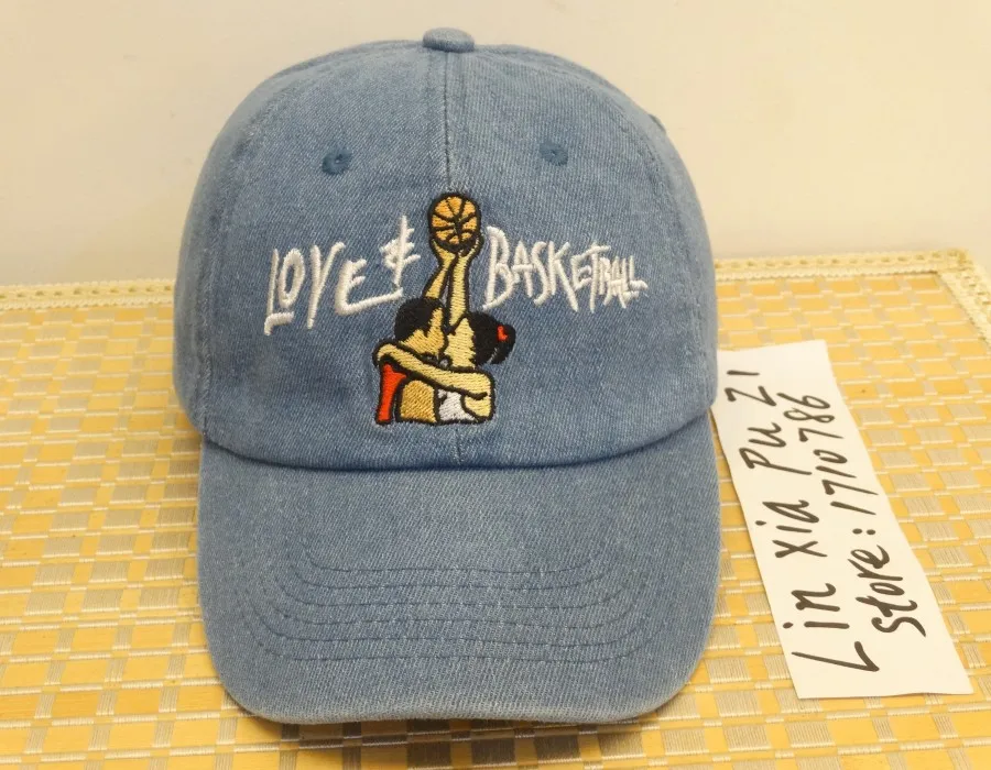 Denim Love & Basketball Movie Dad Cap Hat OG 90s Vtg Retro Style fashion leisure CASQUETTE snapback baseball