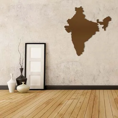 India map Globe Earth Country  wall vinyl sticker custom made home decoration fashion design