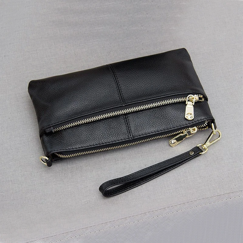 Genuine Leather Clutch Bag Luxury Handbags Women Bags Designer Ladies Small Crossbody Bags for Female Shoulder Bag Wallet Purse