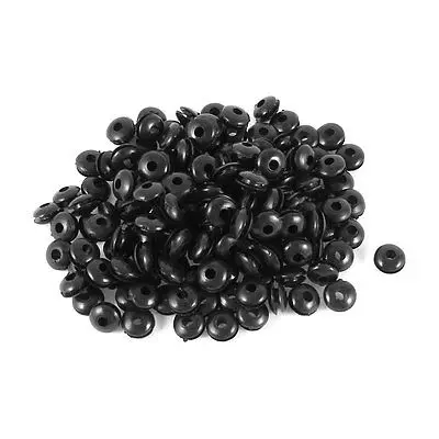 100 PCS 3/4/5/6/8/10/12/14/16/18/20mm Inner Diameter Black White Cable Wiring Rubber Grommets Gasket Ring