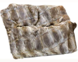 Naturale, Coperta di pelliccia di coniglio, Coperta di vera pelliccia, Tappeto, Morbido, Tappeto di pelle di coniglio, Per il soggiorno, Decorativo, Decorazione per la casa