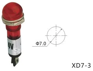 Warning Pilot Light Indicator ,led lamp,led indicator ,led indicator light XD7-1 7.5mm PL-101A red/green/yellow,Indicator Switch