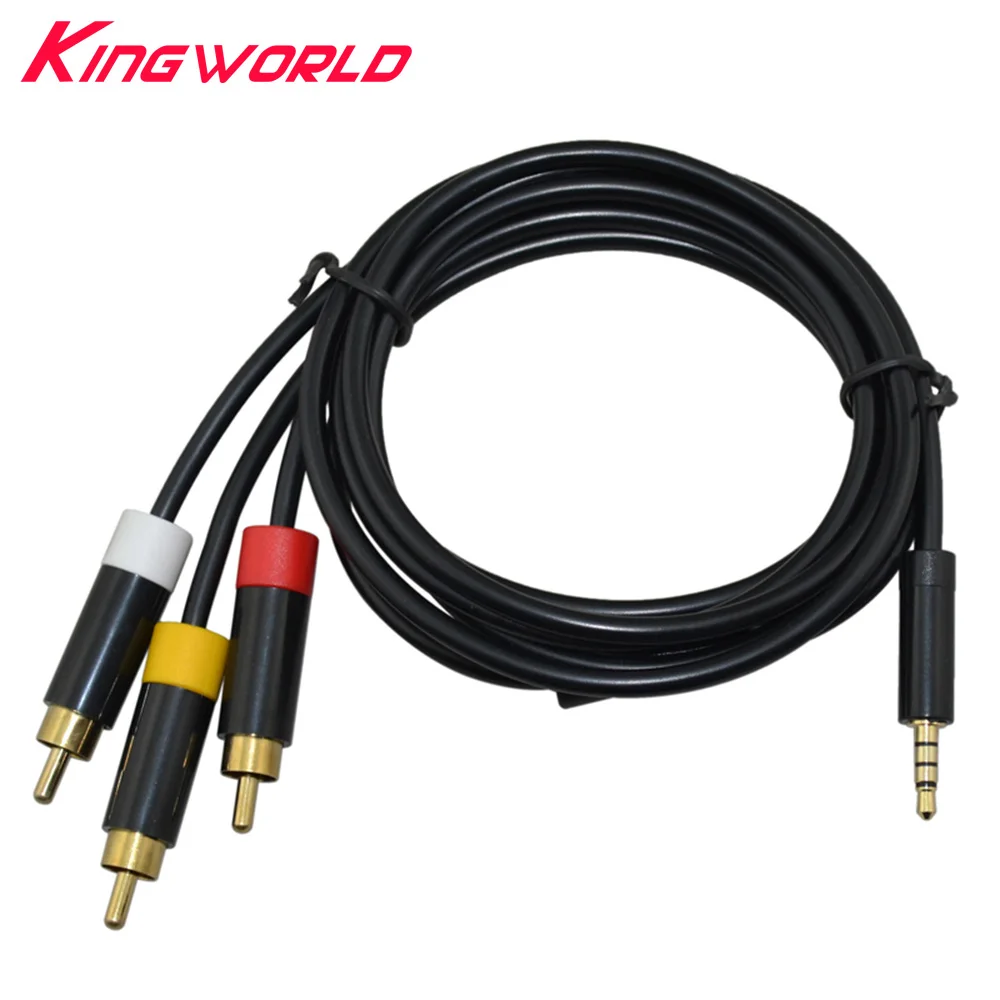 

10pcs High quality 3RCA AC Audio Video AV RCA Composite Cable for Cord Xbox 360 E Console