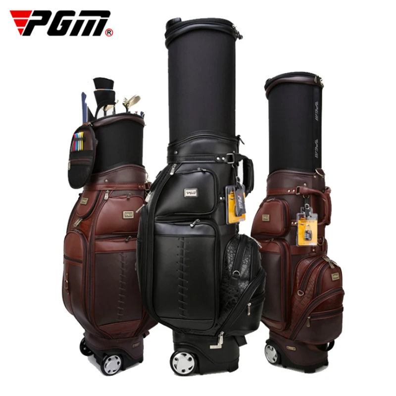 

PGM Profession Golf Telescopic Standard Bag Tugball Bag Durable Hard Shell Multifunctional Ball Pack Microfiber Leather