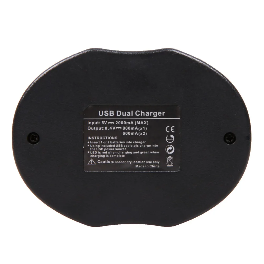 2Pcs 1800MAh Li-50B D-LI92 Li 50B D LI92กล้อง Li-Ion + USB Dual Charger สำหรับ Olympus 1020 1010 1030 Pentax X70