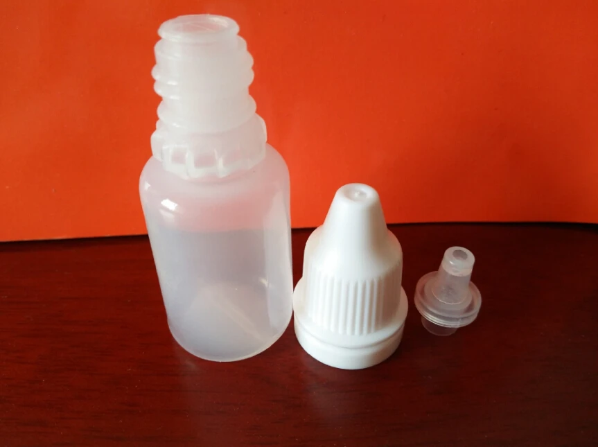 2500pcs PE 15ml Plastic Dropper Bottle With Childproof Cap Empty Eye Dropper Bottle