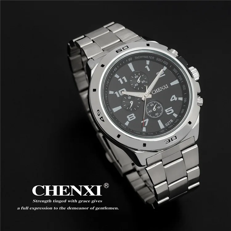 CHENXI Brand Top Original Men Watches Fashion Casual Business Male Wristwatch Stainless Steel Quartz Man Watch Relogio Masculino