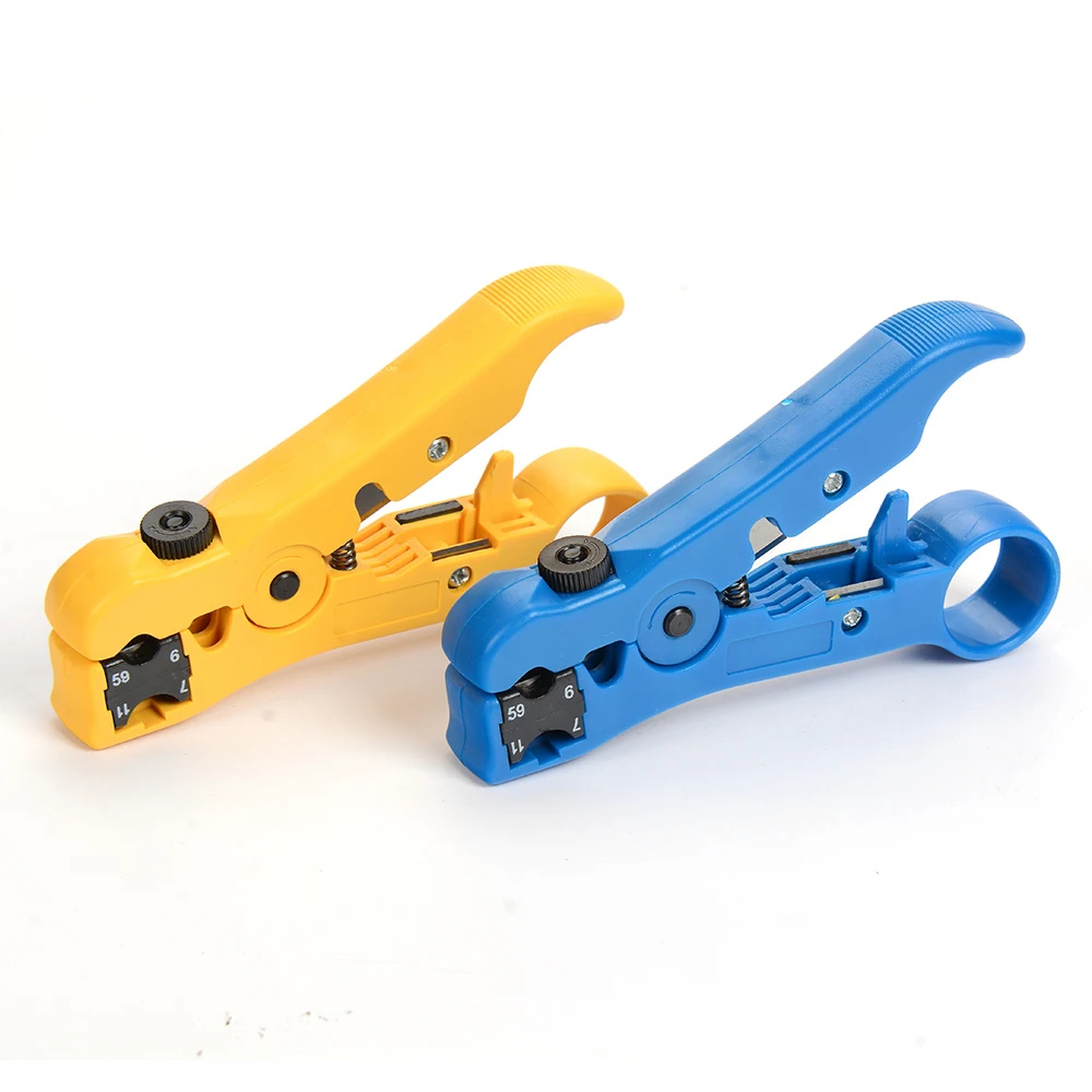 

1Pcs Universal Cable Stripper Cutter for RG59 RG6 RG7 RG11 Wire Coaxial Stripping Tool