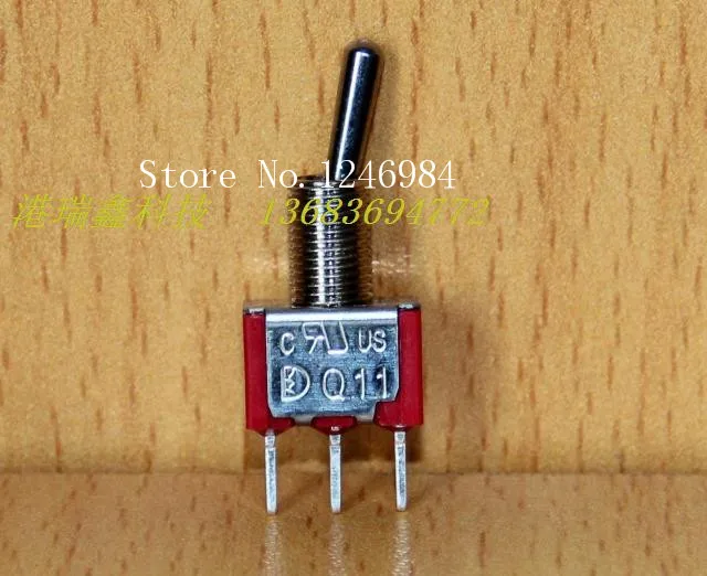 [SA]T8013C single tripod two tranches M6.35 pin toggle switch toggle switch Q11 1MS1 Deli Wei--100PCS/LOT