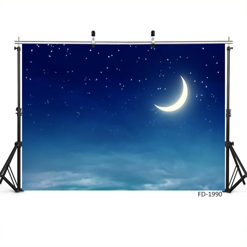 Moon Stars Night Sk…