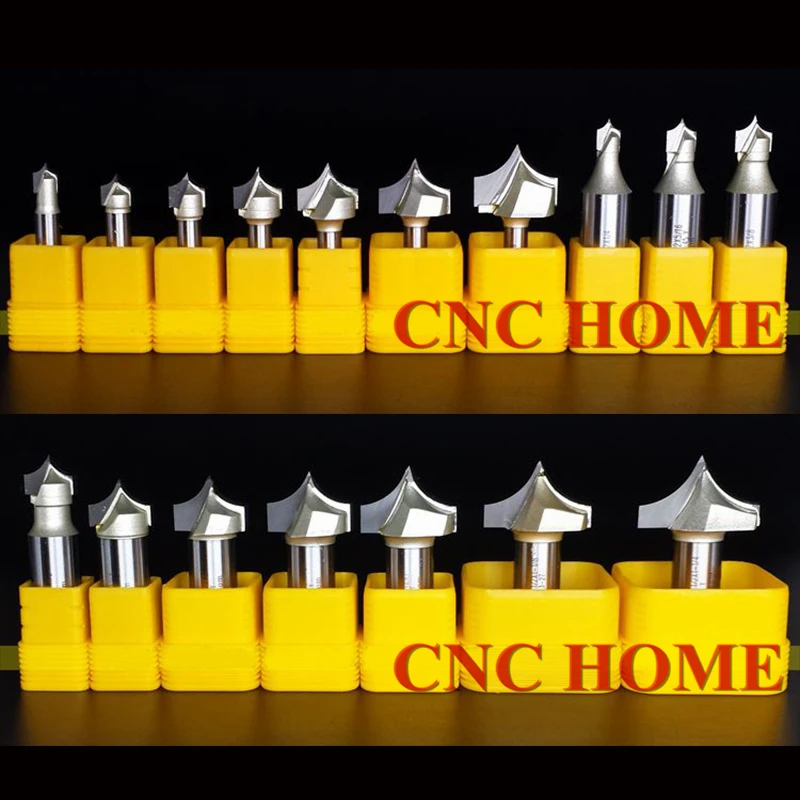 Arden Woodworing Needle Router Bits Carbide End Mill CNC Engraving Bit Wood Milling Cutter 1/4