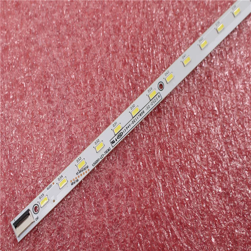 2PCS LED backlight V500H1-LE1-TREM3 56LED 620MM for LED50R5100DE V500HK1-LS5