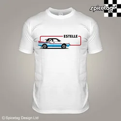 Estelle 80S Rally Car T-Shirt Retro Czech Racing Tshirt Rapid Sports 130 New 2019 Fashion Hot Fashion T Shirt Brand T Shirts