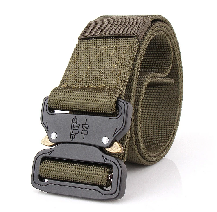 SWAT Combat Military Equipment Tactical Belt Men 1000D Nylon Metal Buckle Knock Off Belts US Army Soldier Carry Waist Belt 4.5cm