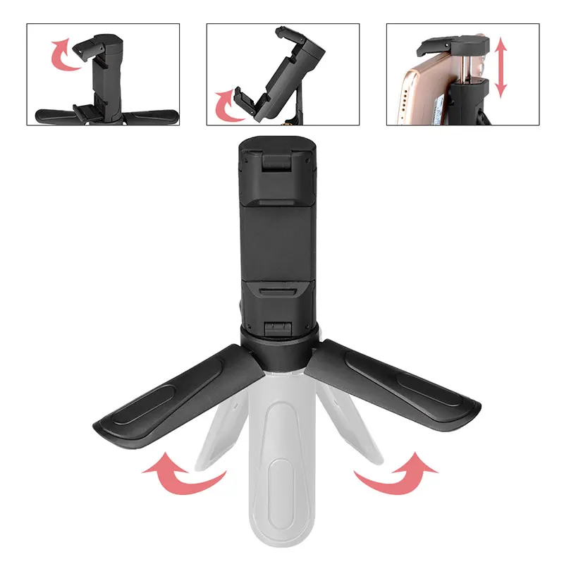 KINGJOY Officia KT-18 Stativ Für Telefon Mini Stativ Für Mobilen Ständer Kamera Halter Stabilisator Flexible Kopf Höhe Winkel