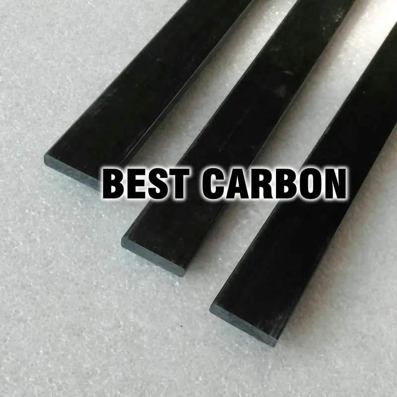 5mm x 20mm x 1000mm In Fibra di Carbonio Striscia