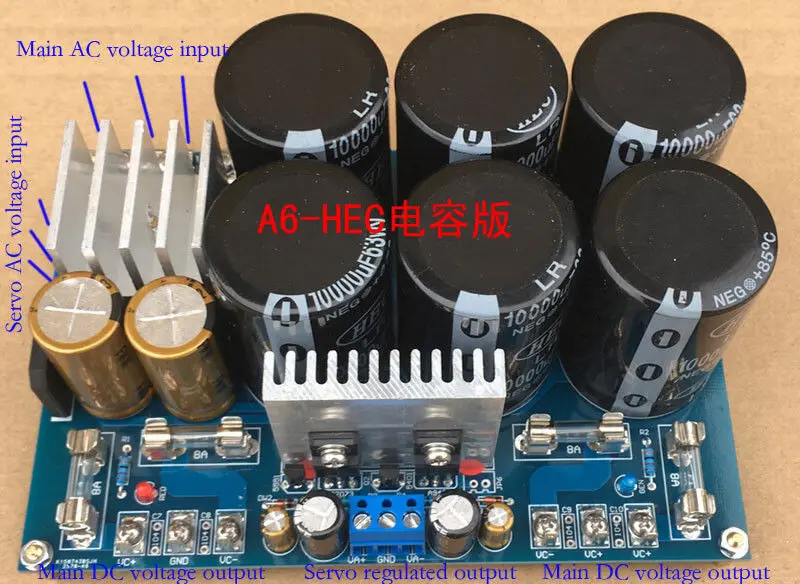 

ZEROZONE Assembeld A6 Rectifier Power supply board for Class A power amplifier DIY L7-60