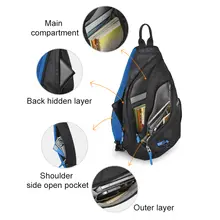 Men's One Shoulder Fashion Backpack 17-19 Inch #5