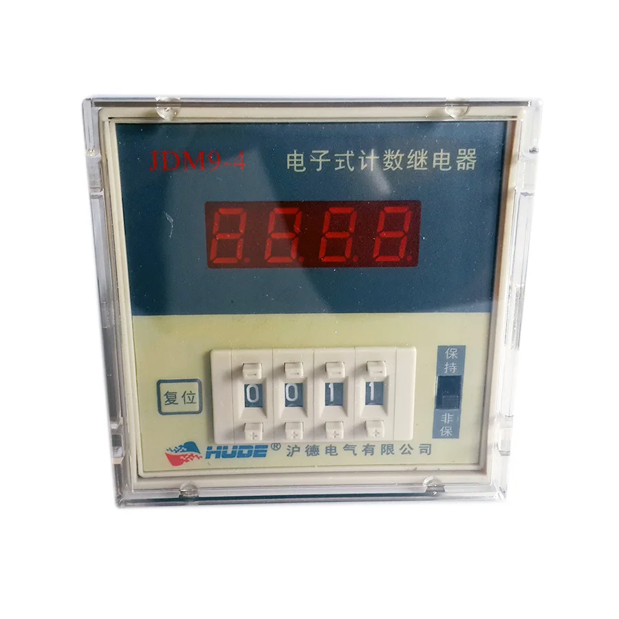 4-Bit digital counter electronic industrial counter with power failure memory function for puncher internal 12V DC power