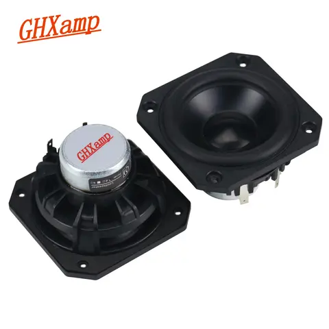 GHXAMP 차량용 풀 레인지 스피커, 가정용 컴퓨터, 휴대용 블루투스 스피커, 네오디뮴, 4ohm, 25W, HIFI, 3 인치, 2 개, 신제품