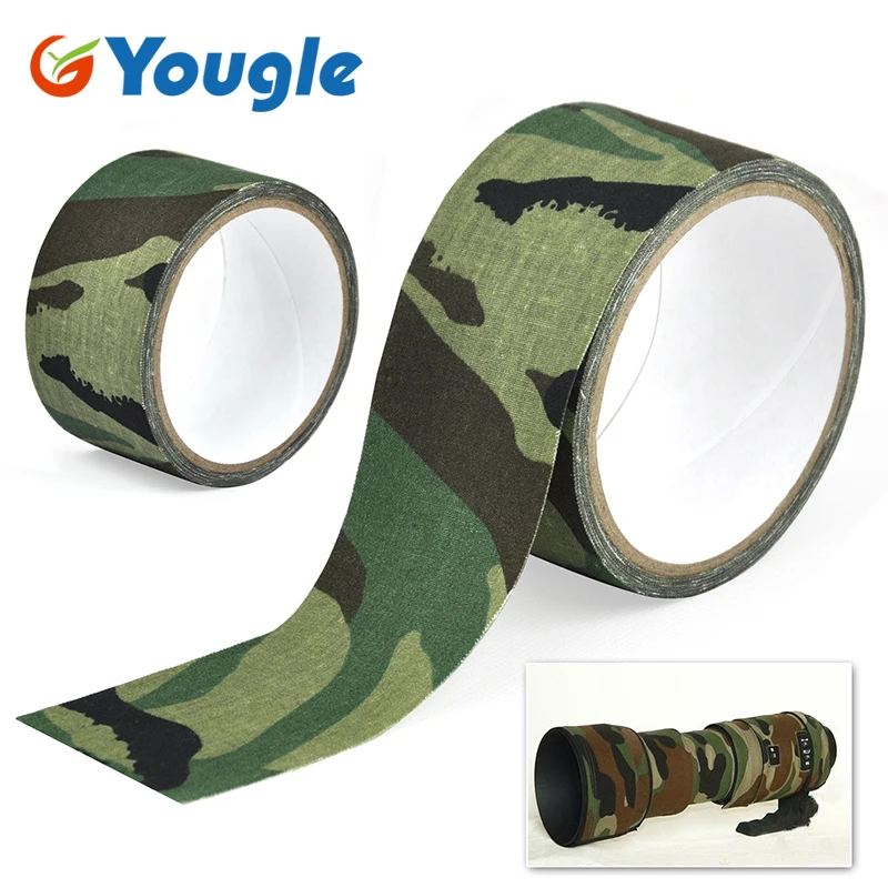 

YOUGLE 10M Outdoor Camouflage Warp Rifle Gun Camping Hunting Waterproof Camo Stealth Duct Tape Outdoor Tools