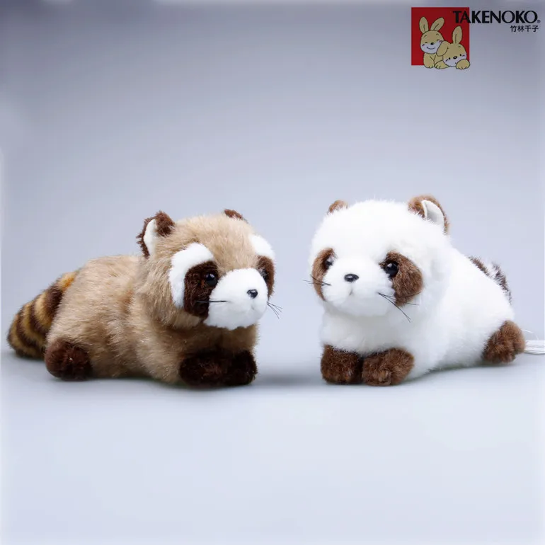 

one pair Plush raccoon doll Mini cute simulation Plush animal ornaments Birthday gifts Toys Cute birthday gift