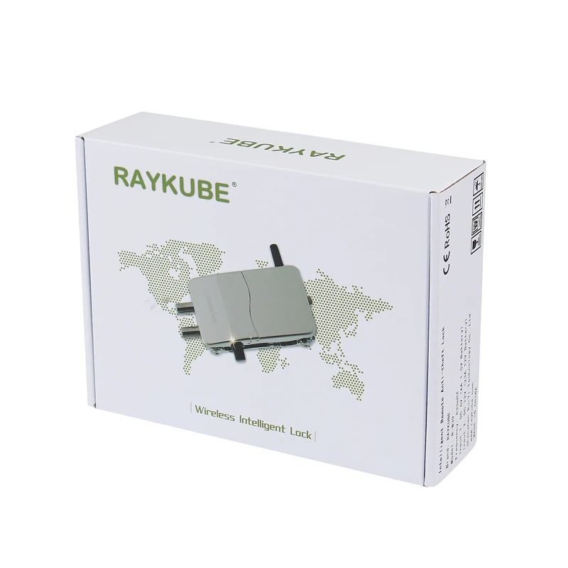 Imagem -06 - Raykube-kits Controle de Acesso sem Fio Fechadura Elétrica Porta de Segurança com Senha Lockey Controle Remoto R-w39 433mhz R-w39