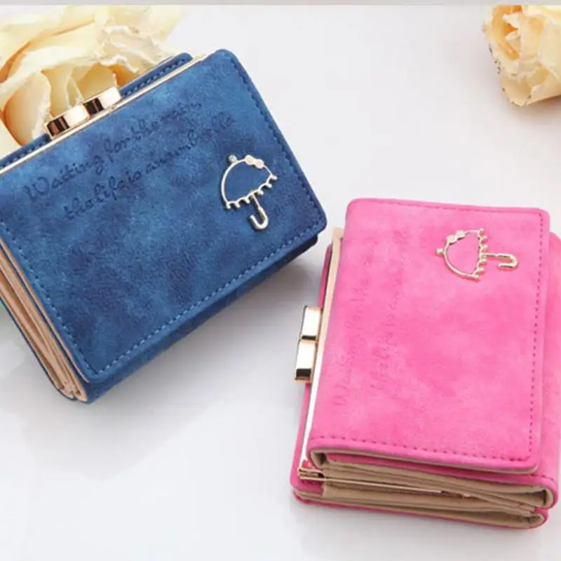 Hot Sale Women Clutch Leather Wallet Female Short Wallet Women Zipper Purse Money Bag Purse Carteras Feminina Mujer Monedas