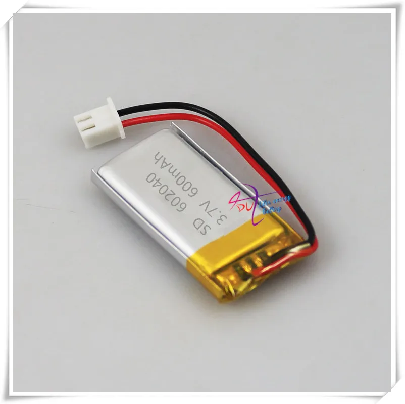 Li-po XHR-2P 2.54 600 mAh 602040 3.7 V litowo polimerowa bateria MP3 punkt czytanie długopis kod skanowania instrumentu inteligentne urządzenie