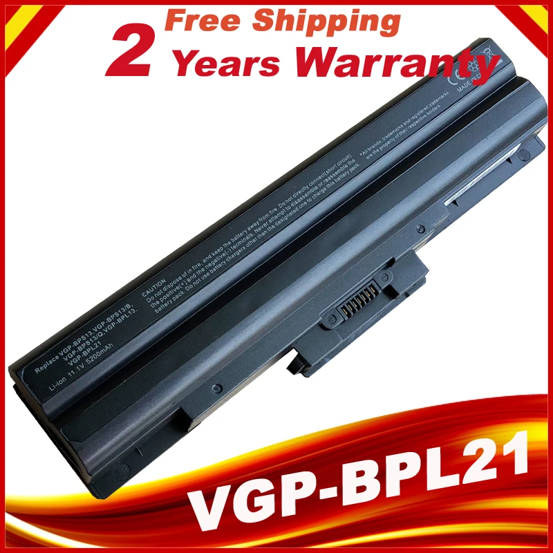 Battery for Sony VGP-BPS21 VGP-BPL21 VGP-BPL13 for Sony PCG for VAIO SVE Series VPC-F VPC-M