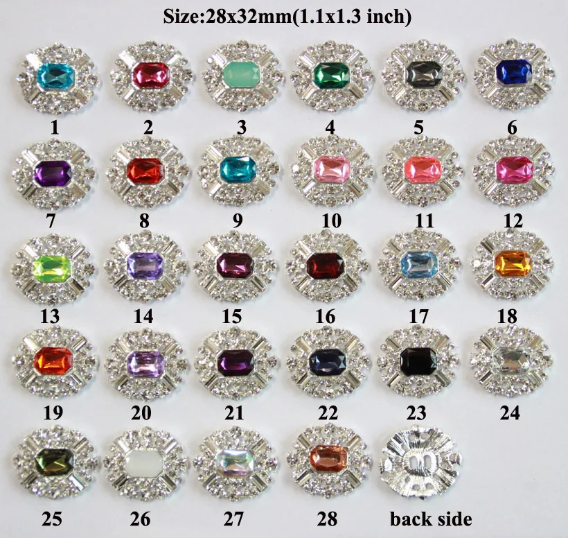 Free Shipping Wholesale 28x32mm 60pcs/lot Flatback Rhinestone Button For Hair Flower Wedding Embellishment Pearl Button LSRB2271