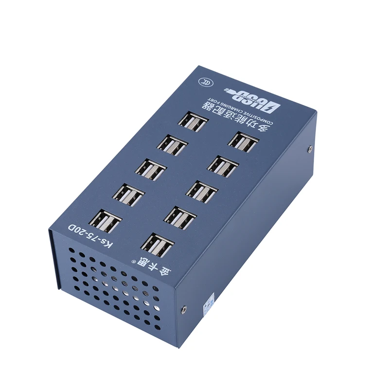 220V 20 Port USB Fast Charger USB Charging Station for iPhone iPad Samsung Phone Tools Herramientas Ferramenta