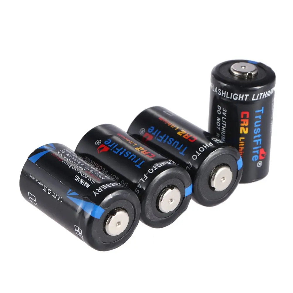 

30pcs/lot High Quality TrustFire CR2 3V 750mAh Lithium Battery Disposable Li-ion Batteries Cell for Flashlights Headlamps Camera