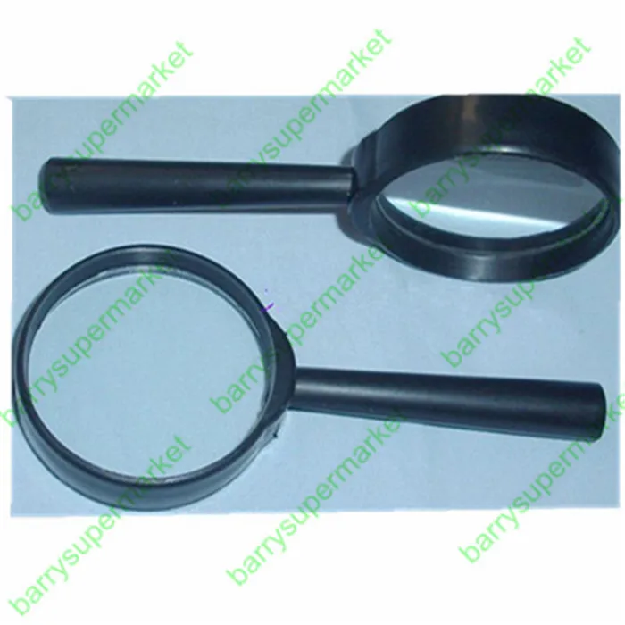 Magnifier Handheld 40MM 60MM Plastic Frame Read Instrument Tool Magnifying Glass for Old People Student