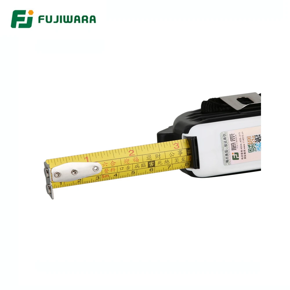 FUJIWARA Woodworking Stainless Steel Tape 5m*19mm Flexible Ruler Retractable Measure Tools