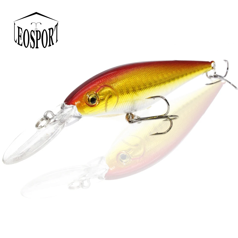 1PCS colorful Stripe pattern 11cm 10.5g Hard Bait Minnow streak Fishing lures Bass Fresh water hook diving perch wobbler fish