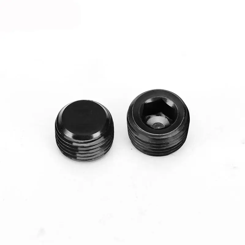 Metric Thread M6 M8 M10 M12 M14 M16 M18 M20 M22 M24 M26 M27 M30 M33 M36 Male Carbon Steel Hex Socket End Plug End Cap Hydraulic