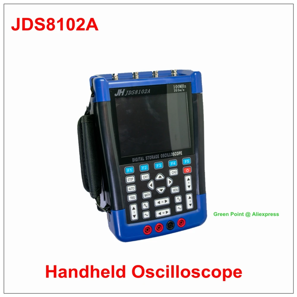 

Jinhan JDS8102A Handheld Digital Oscilloscope 500M/S Sampling Rate Professional electronics Multimeter Channels Signal Generator