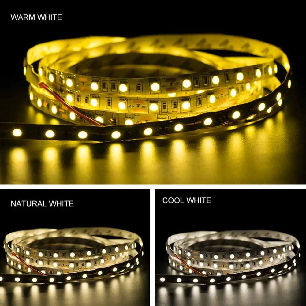 5m DC12V LED Strip 5050 SMD 60LEDs/m Flexible LED Light RGB RGBW 5050 LED Strip Lamp 300LEDs TV Led Ribbon Tape Waterproof