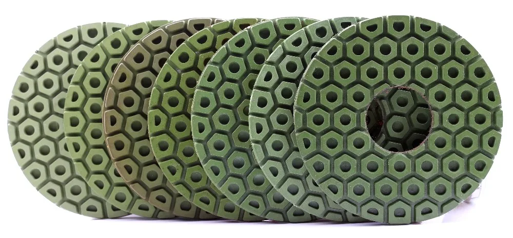 Tablete d125mm (5 polegadas) almofadas de polimento de borda de diamante para granito e mármore